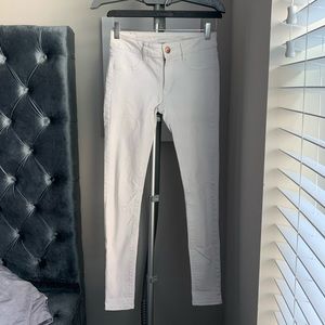 American Eagle White Jeggings